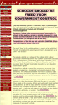 Mobile Screenshot of free-school-from-government-control.com